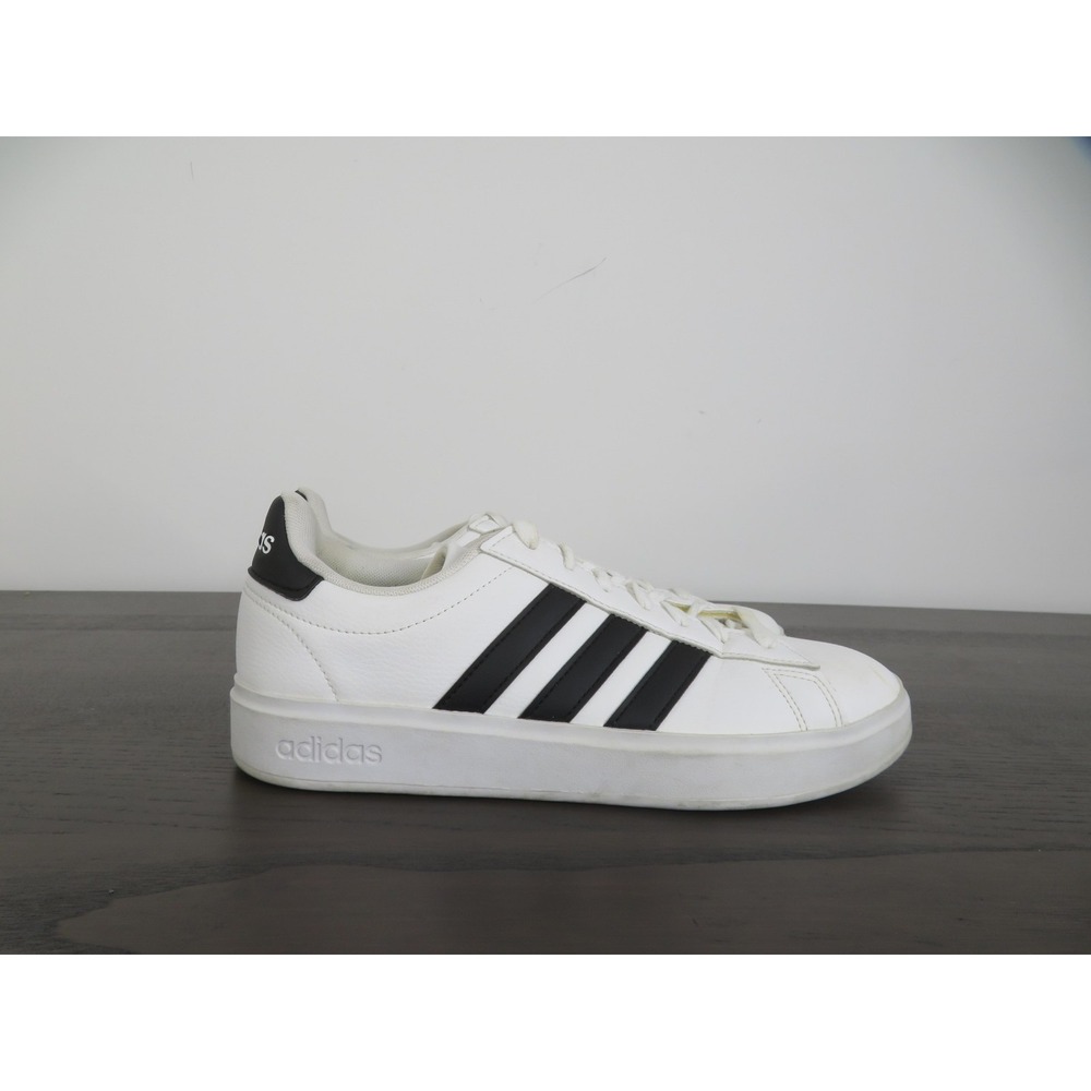 Adidas Grand Court 2.0 Shoes Womens 8.5 White Black Walking Sneakers GW9214